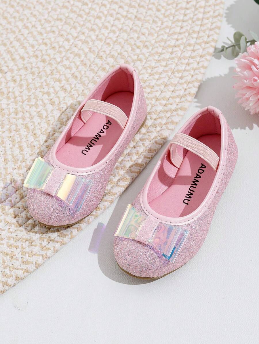 Children New Style Princess Bow Flats Colorful Rainbow Cute Comfortable Shoes