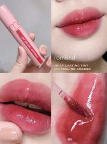 Rom&nd Romand Long-Lasting Moisturizing Lip Gloss, 24 Shade (Exfoliating), 5.5g/0.2oz, Romand Liquid Lipstick, Hydrating Glossy Makeup Effect, Korean Lip Gloss, Long-Lasting Color, MLBB (My Lips But Better), Moisturizing, High Color Payoff, Creates Natural Transparent Makeup, Daily Lip Gloss, Korean Cosmetics, Gift Set - 24 TUYỆT VỜI - Xem 2