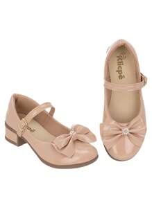 Women's Children's Sneakers Thick Heel Doll Girl Comfortable La Requinte - Màu Cam san hô - Xem 5