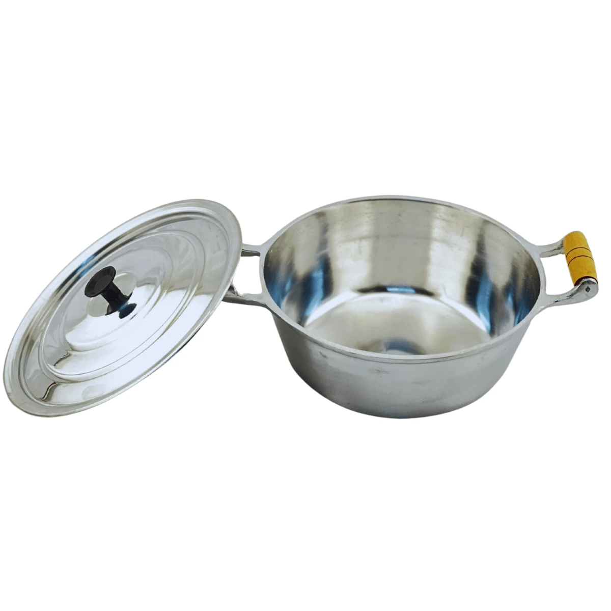 Thick Cast Aluminum Pan 22 Cm Polished - 銀色 - 查看 1