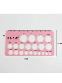 1 件乳头尺，乳头尺法兰尺寸测量工具，硅胶和软法兰尺寸测量乳头，乳房法兰测量工具吸乳器尺寸工具 - 新妈妈必备工具，万圣节送给妈妈的最佳礼物 - 彩色 - 查看 3