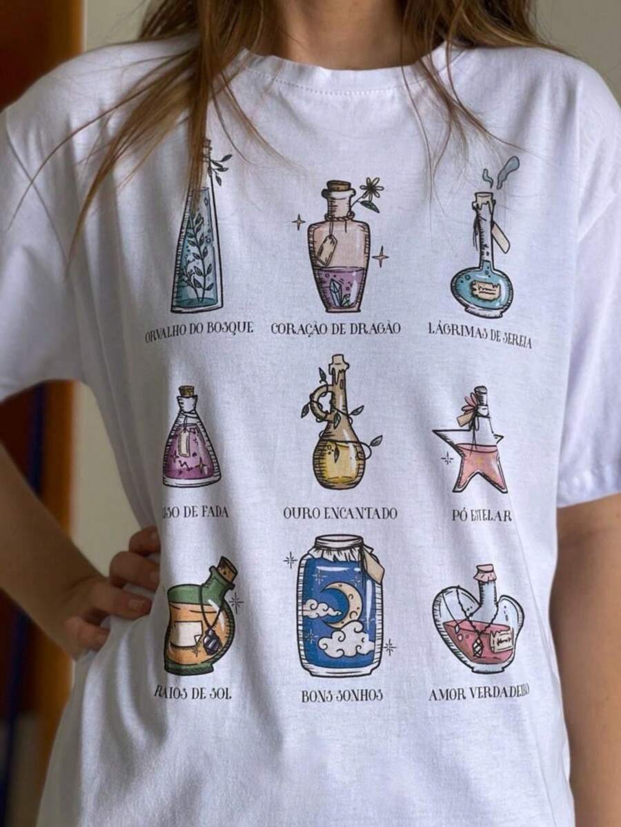 Potions T-Shirt - White - 白色 - 查看 1