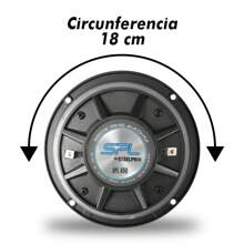 Steelpro Bocina  SPL-650  18 cm  6.5 " Negro con Azul  4 Ω - Multicolor - Ver 3