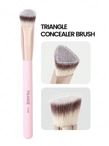 MAANGE 2pcs Soft Makeup Brush Set, Protable Smudge Cosmetic Brush Makeup Brush With Foundation Brush Blush Brush Loose Powder Brush Eye Shadow Brush Contour Brush Highlighter Brush Makeup Tools Gift For Women & Girl Travel Makeup Brush﻿ - 粉色 - 查看 7