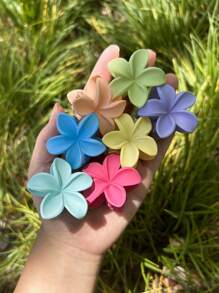 10 buc cleme de păr cu margarete multicolore, accesorii de păr drăguțe și adorabile pentru fete pentru uz zilnic, școală, plajă, serviciu, petrecere, ziua de naștere, înapoi la școală, cleme de păr cu gheare de flori, cleme de păr, clemă de prindere a părului, clemă cu gheare