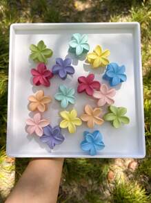 10 buc cleme de păr cu margarete multicolore, accesorii de păr drăguțe și adorabile pentru fete pentru uz zilnic, școală, plajă, serviciu, petrecere, ziua de naștere, înapoi la școală, cleme de păr cu gheare de flori, cleme de păr, clemă de prindere a părului, clemă cu gheare