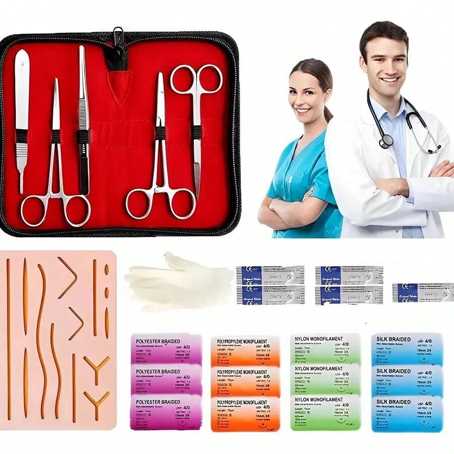 Modelo Anatómico Del Kit De Sutura E Incisión Para Prácticas - Multicolor - Ver 1