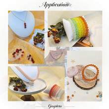 1set 24 Colors 480pcs/Set 8mm Crystal Glass Beads Jewelry Making Kit For DIY Bracelet Necklace - Multicolor - View 4