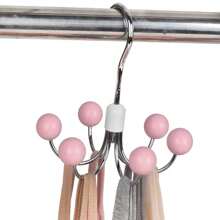 1pc Multifunctional Rotating Hook Hanger For Clothes, Belts, Ties, Bags Storage - Multicolor - View 17