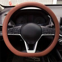 Universal Silicone Car Steering Wheel Cover, Fits 32-40cm/12.6-15.7 Inch Steering Wheel, Elastic Anti-Slip Protective Cover, Car Accessories Decor - one-size - View 14