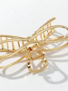 1个蝴蝶结造型发爪，休闲情人节发夹，发卡，夹子，发夹，发饰，发夹，发卡，发饰夹，发夹，发饰抓夹，学生用品，大学秋冬季女士发饰，度假装扮，女士情人节礼物