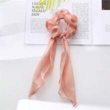 7pcs Solid Scarf Hair Tie For Daily Casual Outing Wear Cute - Multicolor - View 10