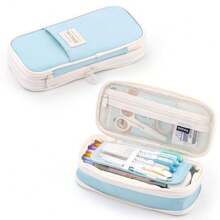 Large Capacity Pencil Bag Pencil Box Student School Supplies Office Supplies Expandable Pencil Case Organizer Pouch Multifunctional Creative Pencil Bag Pencil Box Student Gift Cosmetic Bag Travel Bag Back To School,Pencil Pouch,School Bag