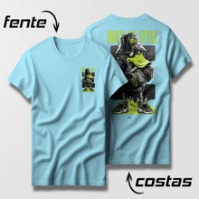 Men's T-Shirt Streetwear DUCK STYLE T-Shirt Exclusive Premium 100% Cotton Shirt - 淺藍色 - 查看 1