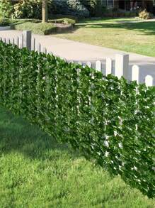50*300 cm/19,7*118 cali Sztuczny bluszcz Winorośli Ogrodzenie prywatności Ekran Faux Ivy Liść winorośli żywopłoty Ogrodzenia panele ścienne Fałszywe liście zieleni Ekran ogrodzenia z filtrem UV Do wewnątrz Patio na zewnątrz Balkon Ogród Balkon Podwórko Weranda Tło Decor - Wielokolorowe - Zobacz 10
