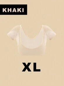 1 szt. Wielorazowe oddychające podkładki przeciwpotowe pod pachy, zmywalne, elastyczne, ultracienkie, bezwonne, pochłaniające pot podkładki do uprawiania sportu i codziennego noszenia, akcesoria do siłowni