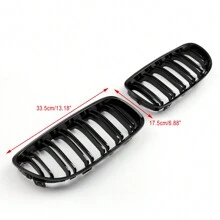 Rejilla delantera tipo riñón compatible con BMW E90 / E91 LCI Serie 3 2008-2012