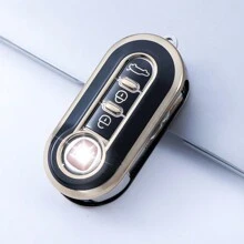 Car Key Fob Cover, Soft TPU Car Key Holder/Case Shell For Fiat 500 Key Cover For Boyue For Bravo For Iveco For Olsen Car Key Remote Case Anti Fall And Dust-Proof Keybag - Single Pack - View 16