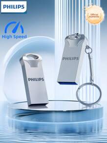 PHILIPS USB Flash Drive 128GB Waterproof USB Stick High Speed Memory Stick 128GB Ultra Large Storage Metal Thumb Drive With Keychain Design For Many Kinds Of Cell Phones, Laptop Computer Tablet - USB Flash Drive + for IPhone + Lanyard - View 6