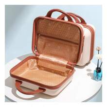 Estuche de Cosméticos Pequeño de Cáscara Dura, Caja de Maquillaje de Belleza, Organizador Maleta de Viaje de Dibujos Animados Bolsa de Almacenamiento, Maletin Neceser Estuche Practico con Compartimentos.
