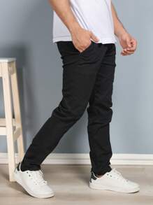 Men Pants - Black - View 3