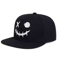 Halloween Embroidered Pumpkin Baseball Cap Outdoor Sports Hat Casual Hip Hop Hat Skull Skeleton