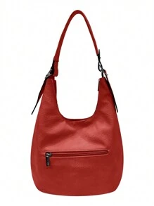 Borse a spalla da donna MILANO in pelle PU, minimal e silenziosa, di lusso, moda e casual business, colore unito, alta capacità, per lavoro, viaggio, appuntamenti, borse a borsello, alta qualità, grande capacità 37cm*12 Cm *36cm