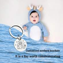 Customized Newborn Baby Keychain, Personalized Accessory To Celebrate New Baby's Birth, Popular Gift For New Parents, Surprise Keychain - Multicolor - View 5