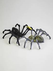 3D Printed Glow-In-The-Dark Big Spider Ornament, Colorful Luminous Spider Realistic Animal Skeleton Model Tarantula - Multicolor - View 4