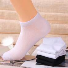 Kit 6 And 12 Pairs Women's Socks White Short Pipe Socket - 白色 - 查看 2