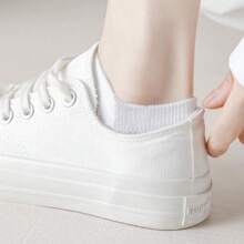 Kit 6 And 12 Pairs Women's Socks White Short Pipe Socket - 白色 - 查看 10