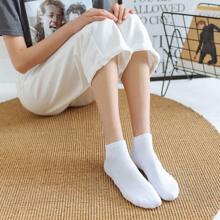 Kit 6 And 12 Pairs Women's Socks White Short Pipe Socket - 白色 - 查看 4