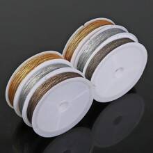 10meter/Roll 0.4mm Shiny Rope Glitter Threads Cord For Jewelry Bracelet Twine Tag Tassel Making Crafts Gift Threaet Accessories - Wire - View 5