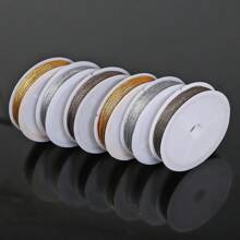 10meter/Roll 0.4mm Shiny Rope Glitter Threads Cord For Jewelry Bracelet Twine Tag Tassel Making Crafts Gift Threaet Accessories - Wire - View 4