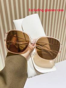 1pc Wraparound Fashion Glasses, Unisex, Fashion Versatile, Suitable For Driving, Cycling, Fishing, Summer Beach, Outdoor Activities, Travel, Create Fashionable Back-To-School Look - Multicolor - View 5