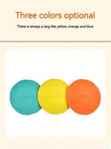 1pc Pet Flying Disc, Dog Play Toy, Durable Chew Resistant Floating Fetch Disc For Medium/Large Dogs, Interactive Retrieval Training Toy, Pet Supplies