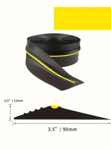 3m Universal Garage Door Bottom Threshold Seal Strip, DIY Weatherproof Rubber Replacement Insulation Against Wind And Dust - 3 Meters - View 4