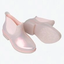 Children's Boots For Girls Fashion Injected Galoshes - 淺粉色 - 查看 4