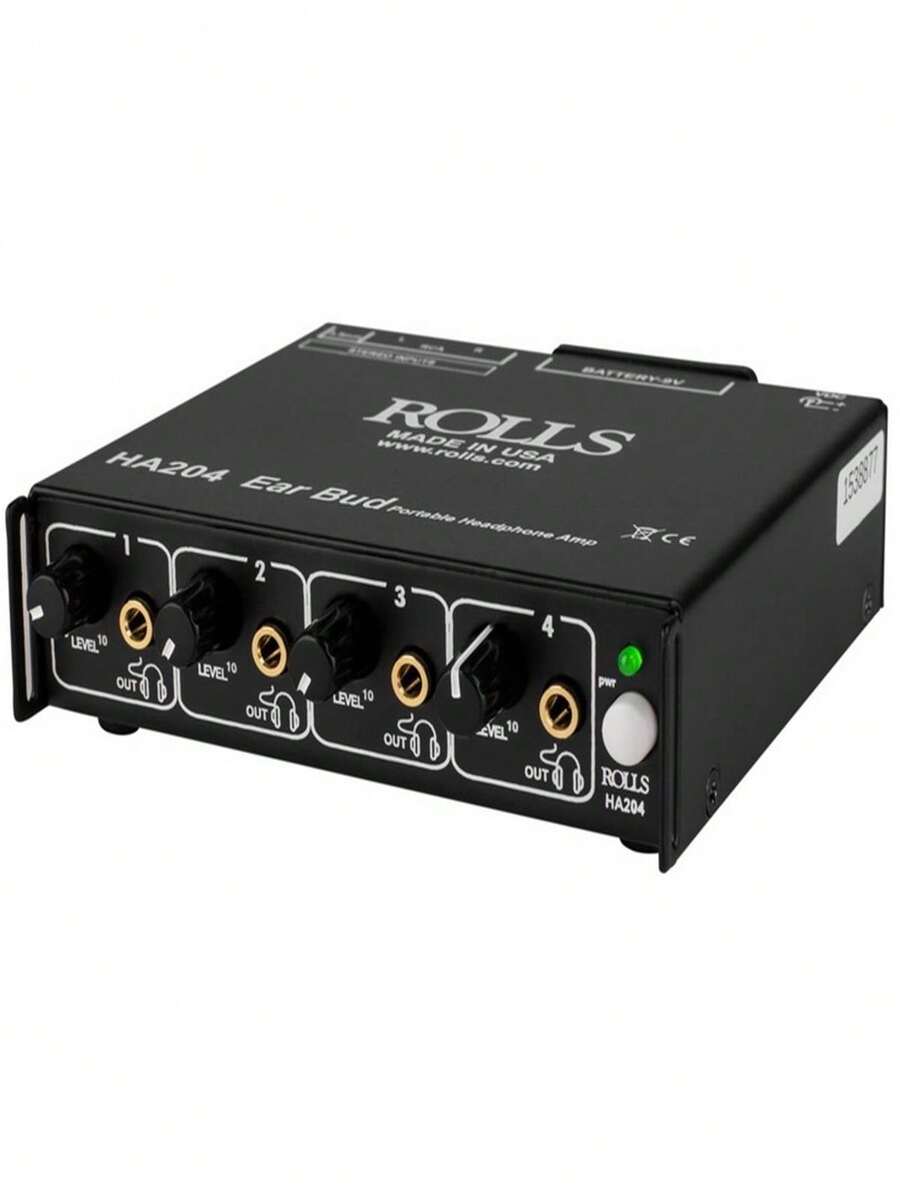 Rolls HA204P Portable 4-Channel Battery Operated Headphone Amplifier - Nhiều màu - Xem 1