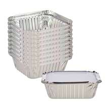 San Ignacio Set 10 piccole vaschette profonde in alluminio con coperchio collezione KINVARA - Grigio - Visualizzare 1