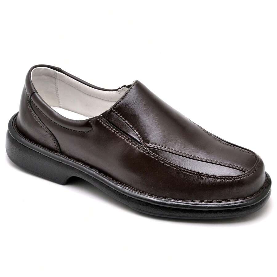 UltraComfortable Men's Ranster Dress Shoes In Genuine Leather - Cà phê nâu - Xem 1