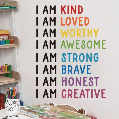1set Inspirational Quotes Wall Sticker, Be Kind, Motivational Self-Adhesive Wall Stickers, Bedroom Entryway Living Room Porch Home Decoration Wall Stickers, Removable Stickers, Wall Decor Decals,Stickers,Wall Decal, Vinyl Decal For Home Decorations,Spring Decoration Items Refresh Your Home,Rama Decoration Stickers Gifts Birthday Graduation Back To School Room Decor School Supplies