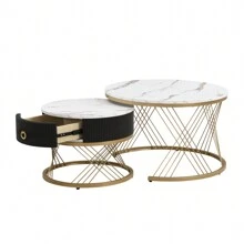 Nesting Tables - White - View 5