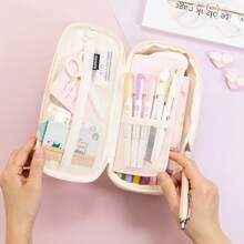 Large Capacity Pencil Bag Pencil Box Student School Supplies Office Supplies Expandable Pencil Case Organizer Pouch Multifunctional Creative Pencil Bag Pencil Box Student Gift Cosmetic Bag Travel Bag Back To School,Pencil Pouch,School Bag