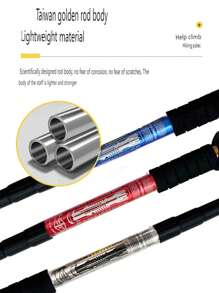 1pc Outdoor Hiking Poles Ultra-Light Retractable Folding Climbing Pole , Suitable For Outdoor Sports