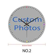 1 pieza Reloj de pared personalizado, personaliza tu foto en el reloj, regalo para tu familia, amigos, mascotas, amantes. Ornamental, exquisito, elegante, de alta calidad, moderno, colorido, diseño sencillo. Regalos personalizados únicos e ideales para él, ella, novio, novia, papá, mamá, familia, amigos para aniversarios, San Valentín, Día de la Madre, Día del Niño, cumpleaños, Día del Padre, graduación, bodas, inauguración de la casa, para el hogar, oficina, sala de estar, dormitorio, comedor, sala de té