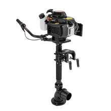 4 Stroke 4.0 JET PUMP 4.0HP Gas Outboard Motor Motor Heavy Duty Boat Engine 4-Stroke 4HP Jet Pump Outboard Motor Gasoline Boat Engine Air Cooling 55cc CDI - Black - View 5