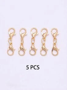 Double Lobster Clasp, Ideal Accessory For Necklaces, Bracelets, Keychains, DIY, Jewelry Making - Multicolor - View 10