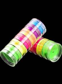 Tower Of Neon Pigments And Pearlescent Pastels - Multicolor - View 7