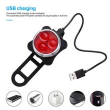 2/4/6/8pcs Bike Light Front & Rear TailLamp Bright Bike Light For Night Riding Bicycle Light High USB Rechargeable Bicycle Headlight Set Bike Headlight For Adult Mountain Bike - 2 pcs - View 8
